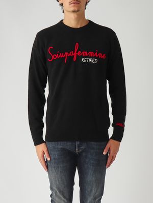 Pull Heron en mélange de laine et de cachemire pour homme Sciupafemmine Ret 00 Emb MC2 Saint Barth
