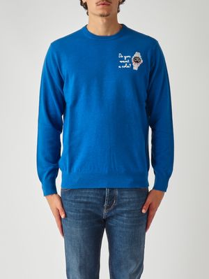 Pull Heron Light en laine pour homme Want A Watch 17 MC2 Saint Barth