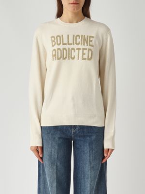 Damenpullover aus Woll-Kaschmir-Mix Weiß MC2 Saint Barth