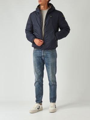 3. Donald nylon jacket for men Blue-Otter