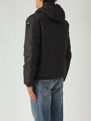 5. Donald nylon jacket for men Black-Chestnut