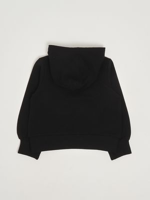 2. Felpa bambina in cotone stretch Nero