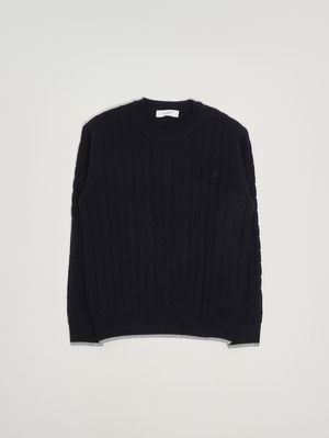 Jungenpullover aus Wollmischung Blau Jeckerson