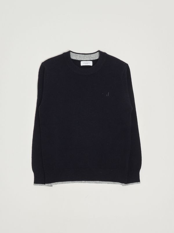 1. Maglia bambino in misto lana e nylon Blu-Grigio Jeckerson jb5050w25