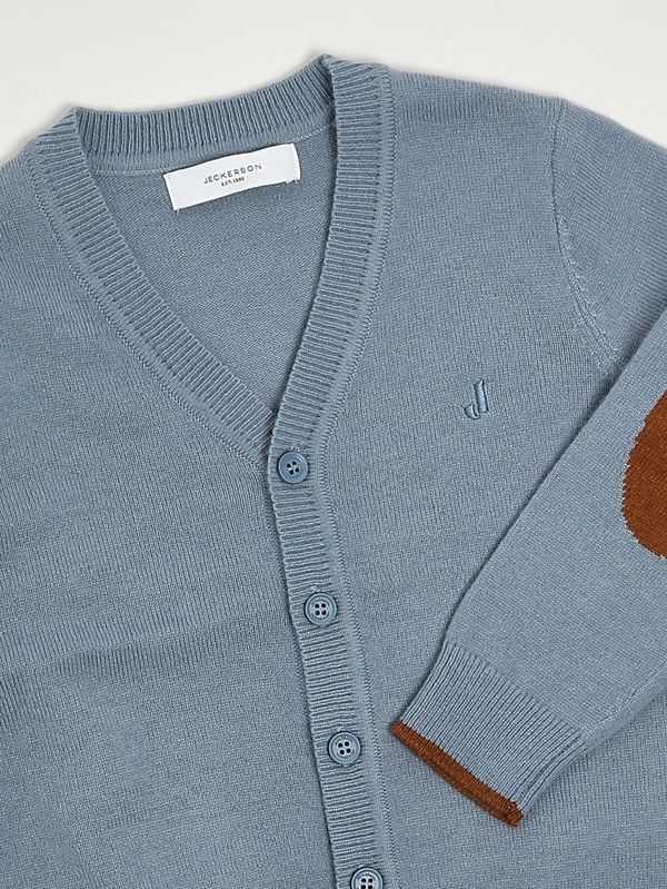 3. Cardigan enfant en mélange de laine Poussière Jeckerson jb5003w25