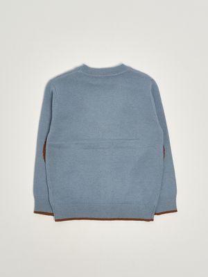 2. Cardigan enfant en mélange de laine Poussière
