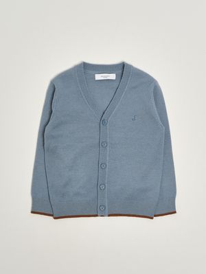 1. Cardigan enfant en mélange de laine Poussière