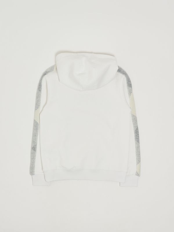 2. Sweat-shirt en coton mélangé extensible pour garçon Lait Jeckerson j4653w25