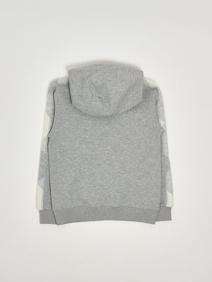 2. Sweat-shirt en coton mélangé extensible pour garçon Gris