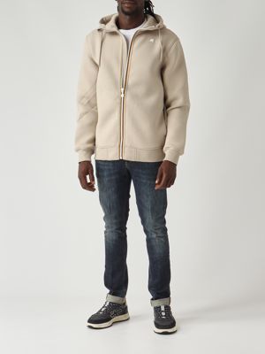 2. Felpa uomo Rainer Spacer in scuba Beige