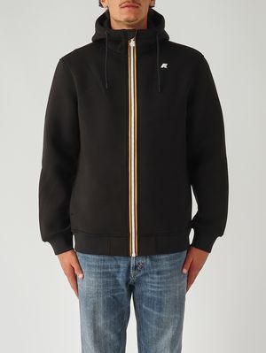 Herren Rainer Spacer Sweatshirt in Scuba Schwarz K-Way