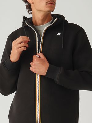 5. Felpa uomo Rainer Spacer in scuba Nero