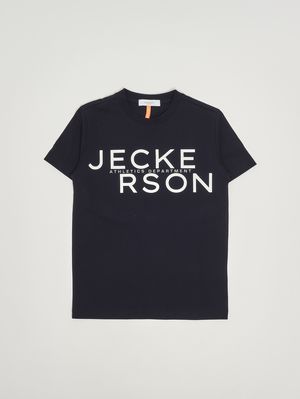 Kinder-T-Shirt aus Baumwolle Blau Jeckerson