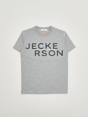 Kinder-T-Shirt aus Baumwolle Grau Jeckerson