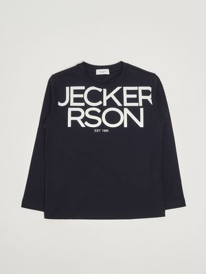 Kinder-T-Shirt aus Baumwolle Blau Jeckerson