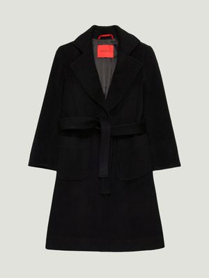 Wool coat for girls Black Max & Co. KID