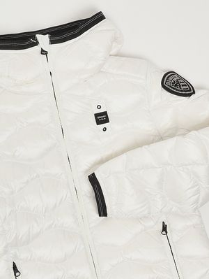 3. Lowell nylon down jacket for girls White