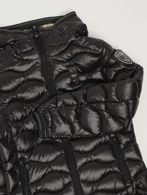 3. Lowell nylon down jacket for girls Black