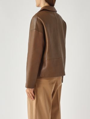 4. Giacca donna in pelle Nude