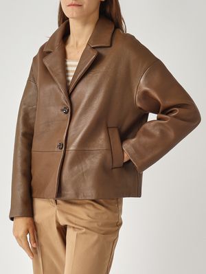 5. Giacca donna in pelle Nude