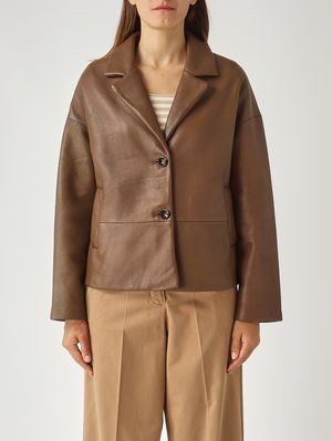 1. Giacca donna in pelle Nude