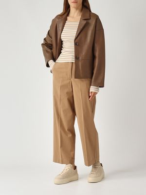 2. Giacca donna in pelle Nude