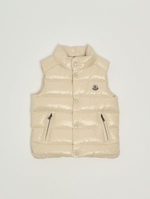 Bernard Kinderweste aus Daunen Elfenbein Moncler