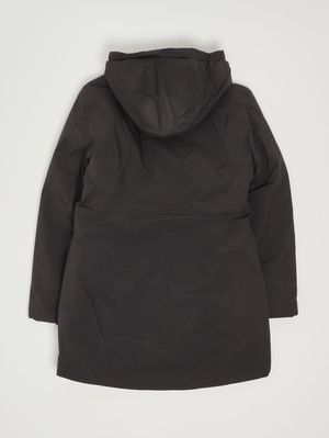 1. Veste pour fille Denise Marmotte en tissu imperméable Noir-Bleu