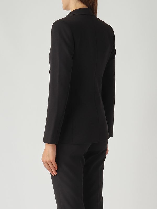 5. Blazer de mujer Baila de cady elástico Negro Nenette baila