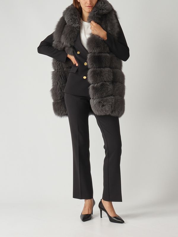 3. Blazer de mujer Baila de cady elástico Negro Nenette baila