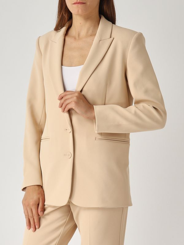 6. Blazer de mujer Blissey en cady elástico Natural Nenette blissey