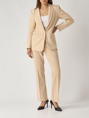 2. Blazer de mujer Blissey en cady elástico Natural