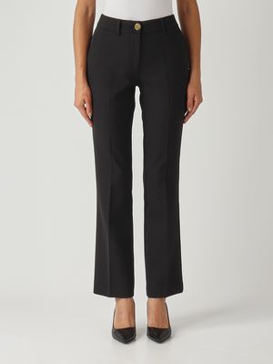 Expecto stretch cady trousers for women Black Nenette