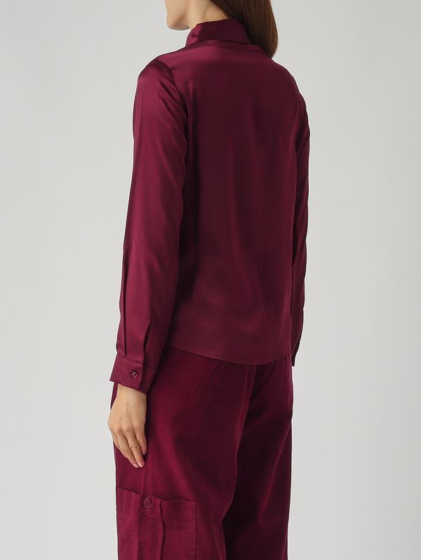 4. Camisa de mujer de seda Rubí Nenette faustina