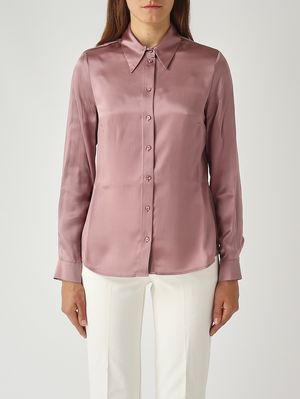 Women's silk shirt Mauve Nenette