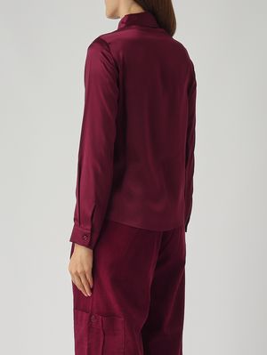 4. Camisa de mujer de seda Rubí