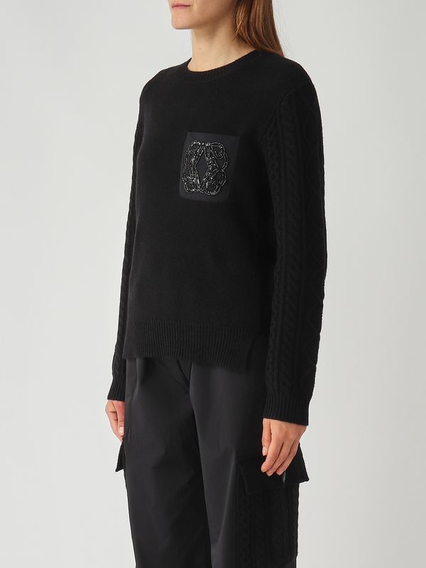 3. Jersey de mujer Mig en mezcla de lana merino Negro Nenette mig