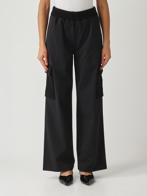 Pantalon Yeah en laine mérinos et nylon pour femme Noir Nenette