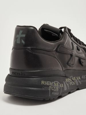 5. Zapatillas de hombre Mick 1453N en piel Negro