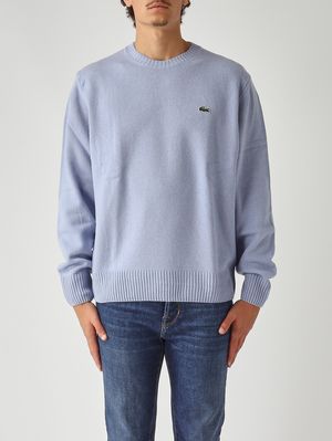Herrenpullover aus Wolle Himmelblau Lacoste