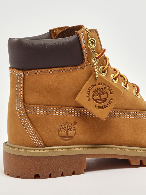 5. Botas para niño de piel Amarillón Timberland tb112709