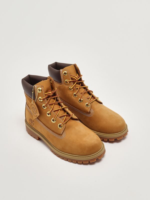 2. Anfibi bambino in pelle Giallone Timberland tb112909