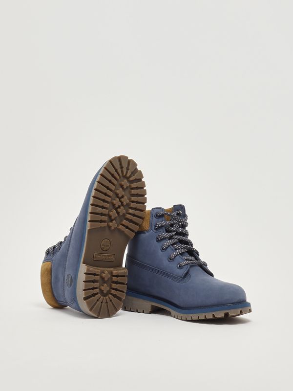 4. Nubuck ankle boots for children Blue Timberland tb0a6bet