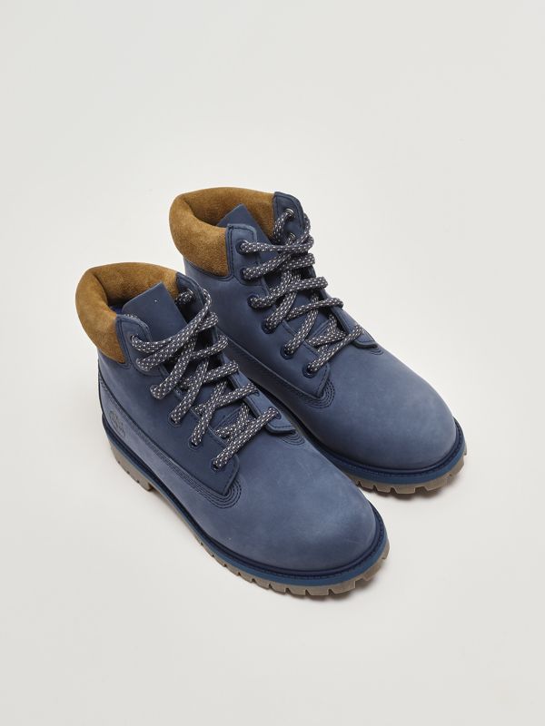 2. Nubuck ankle boots for children Blue Timberland tb0a6bet