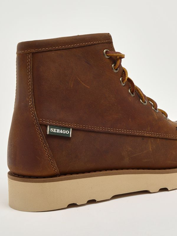 5. Herrenstiefel Tala Mid Crazy Horse aus Leder Kamel Sebago 76116vw