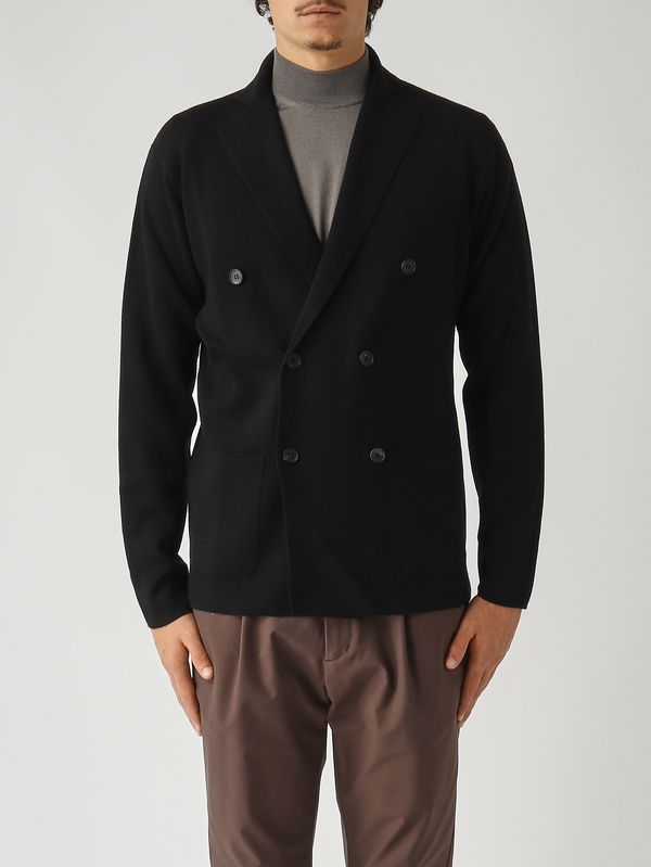 1. Chaqueta de lana para hombre Negro Filippo de Laurentiis rjmldptwm14m