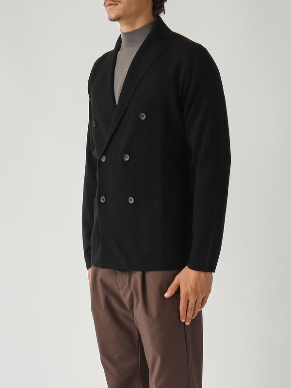 3. Chaqueta de lana para hombre Negro Filippo de Laurentiis rjmldptwm14m