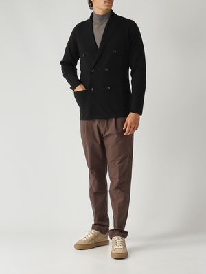 2. Chaqueta de lana para hombre Negro