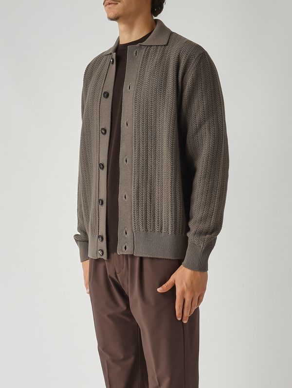 3. Cardigan uomo in extrafine merino Salvia Filippo de Laurentiis ca3mlwm7f