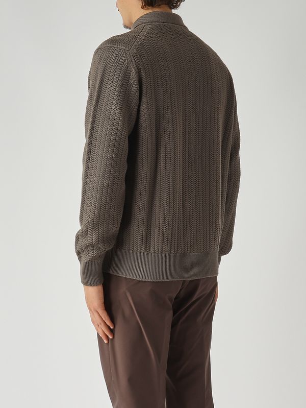 4. Cardigan uomo in extrafine merino Salvia Filippo de Laurentiis ca3mlwm7f